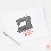 PFAFF RUNDER AUFKLEBER (Umschlag)