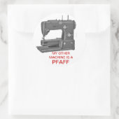 PFAFF RUNDER AUFKLEBER (Tasche)
