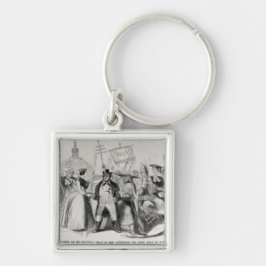 Pfaffentum oder kein Pfaffentum? 1850 Schlüsselanhänger (Vorne)