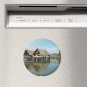 Pfahlbauten - Museum Stilt House Unteruhldingen Magnet (In Situ (Geschirrspüler))