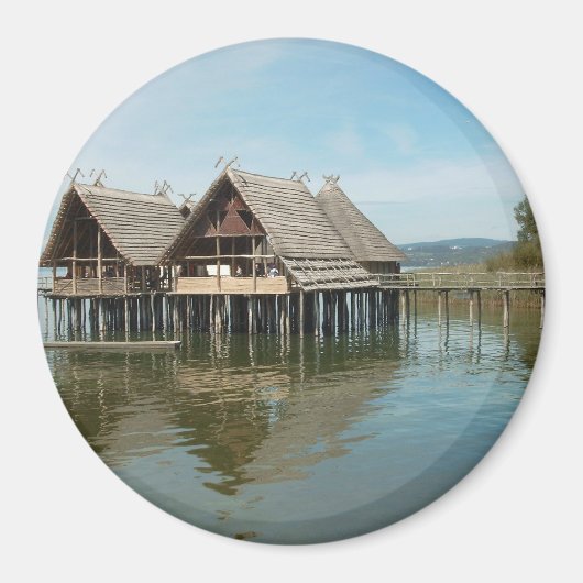 Pfahlbauten - Museum Stilt House Unteruhldingen Magnet (Vorne)