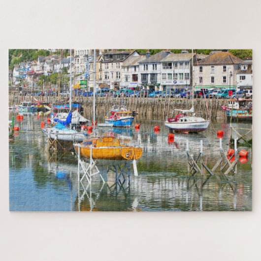 Pfahlboote, Looe, Cornwall, England Puzzle (Horizontal)