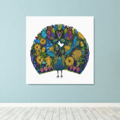 Pfahlgarten Leinwanddruck (Insitu (Holzboden))