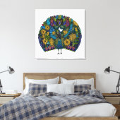 Pfahlgarten Leinwanddruck (Insitu (Schlafzimmer))