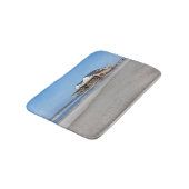 Pfahlhaus am Strand von St. Peter Ording Badematte (Schrägansicht)