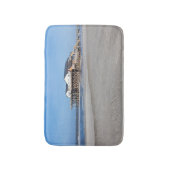 Pfahlhaus am Strand von St. Peter Ording Badematte (Vorderseite Vertikal)