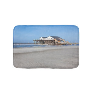 Pfahlhaus am Strand von St. Peter Ording Badematte