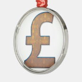 Pfahlzeichen Silbernes Ornament (Links)