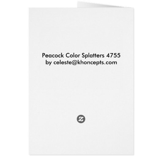 Pfakenfarbkarte (Hinten)