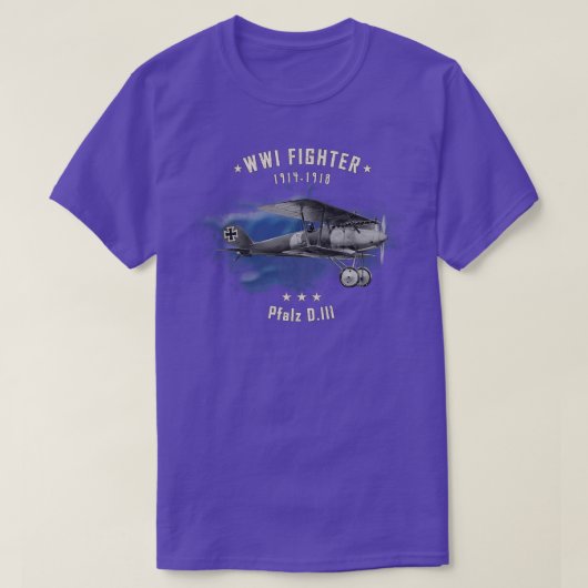 Pfalz WWI-Kampfflugzeug 2 T-Shirt (Design vorne)