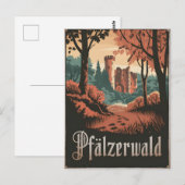 Pfälzerwald Palatinate Forest Vintag Postkarte (Vorne/Hinten)