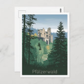 Pfälzerwald Pfalzwald Deutschland Vintag Postkarte (Vorne/Hinten)