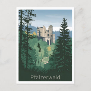 Pfälzerwald Pfalzwald Deutschland vintage Postkarte