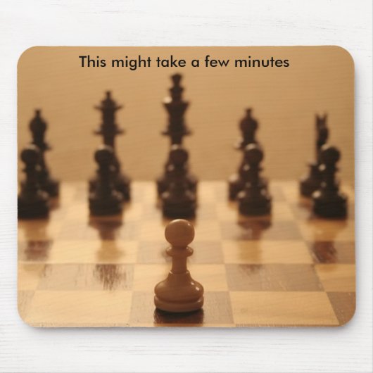 Pfand gegen die Welt Mousepad (Vorne)