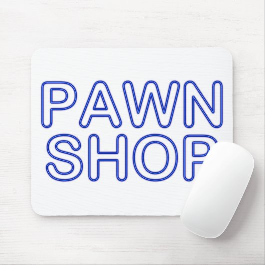 Pfandhaus: elektrisches Zeichen Mousepad (Mit Mouse)