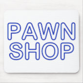 Pfandhaus: elektrisches Zeichen Mousepad (Vorne)