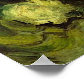 Pfanne von Peonies und Rose, Vincent van Gogh Poster (Ecke)