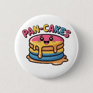 Pfannen-Kuchen Lustige pansexuelle LGBTQ Lustiger Button