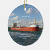 Pfannenhecht Keramik Ornament (Links)