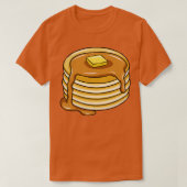 Pfannenstack mit Ahornsirup T-Shirt (Design vorne)