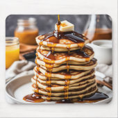 Pfannenstack mit Tropfersirup Mousepad (Vorne)