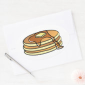 Pfannkuchen - Aufkleber (Umschlag)