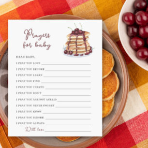 Pfannkuchen-Baby-Party Gebete für das Baby