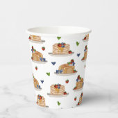 Pfannkuchen Beeren Frühstück Brunch Pappbecher (Links)