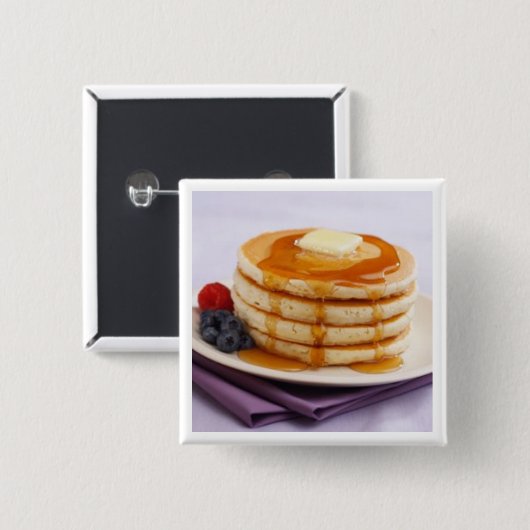 Pfannkuchen Button (Vorne & Hinten)