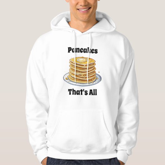 Pfannkuchen, das ist alles | NIEDLICHER FEINSCHMEC Hoodie (Vorderseite)