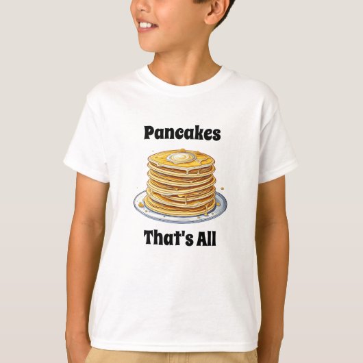 Pfannkuchen, das ist alles | NIEDLICHER FEINSCHMEC T-Shirt (Vorderseite)
