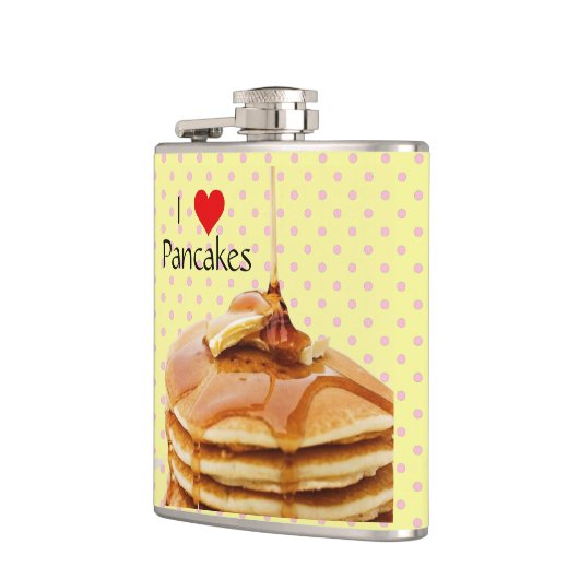 Pfannkuchen-Flasche Flachmann (Links)