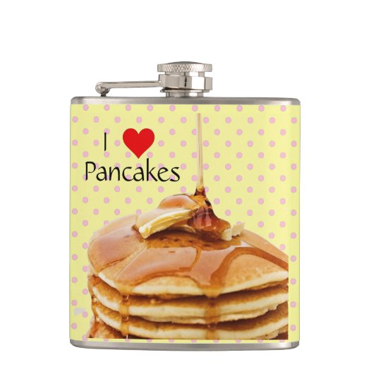 Pfannkuchen-Flasche Flachmann (Vorderseite)