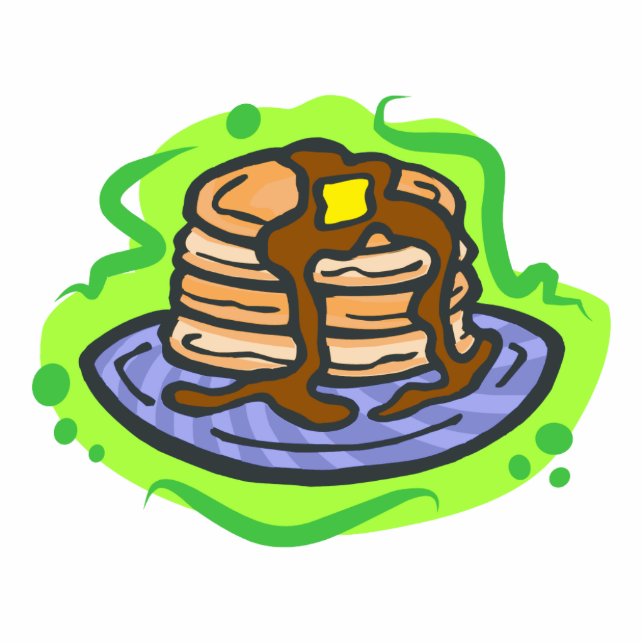 Pfannkuchen Fotoskulptur Ornament (Vorne)