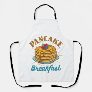 Pfannkuchen-Frühstück Vintage-Pfannkuchen-Liebhabe Schürze