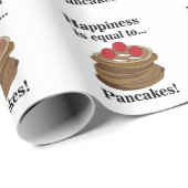 Pfannkuchen-Frühstücksparty Geschenkpapier (Rolleneckpunkt)