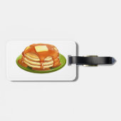 Pfannkuchen-Gepäckanhänger Gepäckanhänger (Rückseite horizontal)