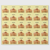 Pfannkuchen-Geschenk-Packpapier Geschenkpapier (Flach)