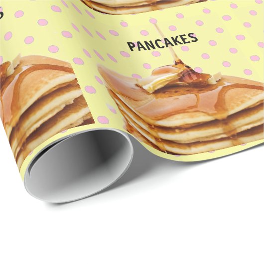 Pfannkuchen-Geschenk-Packpapier Geschenkpapier (Rolleneckpunkt)
