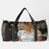 Pfannkuchen kochen Foto anpassen Duffle Bag (Rückseite)
