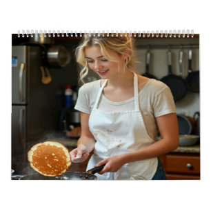 Pfannkuchen kochen Foto anpassen Kalender