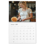 Pfannkuchen kochen Foto anpassen Kalender (Jan 2027)