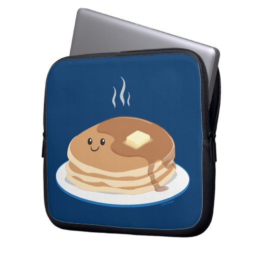 Pfannkuchen Laptopschutzhülle (Vorderseite Links)
