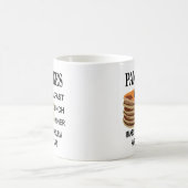 Pfannkuchen machen jede Stunde einen glücklichen P Kaffeetasse (Mittel)