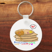 Pfannkuchen machen mich glücklich Schlüsselanhänge Schlüsselanhänger (Vorderseite)