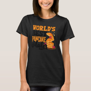 Pfannkuchen-Macher Frühstück Weltweit Bester Pfann T-Shirt