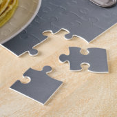 Pfannkuchen mit Butter auf einem Teller Puzzle (Seite)