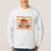 Pfannkuchen mit Erdbeeren überzogen T-Shirt (Vorderseite)