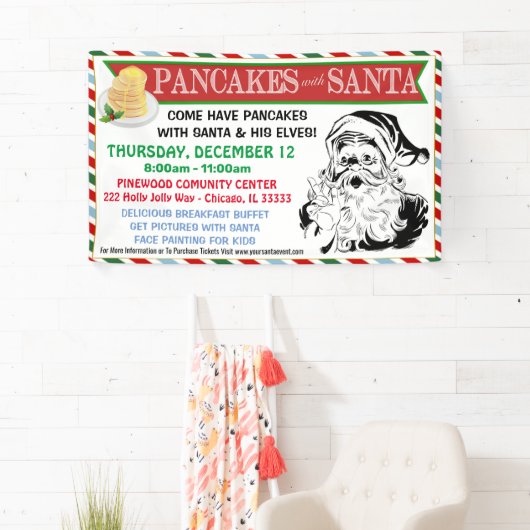Pfannkuchen mit Santa Banner (Insitu)