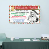 Pfannkuchen mit Santa Banner (Messeveranstaltung)